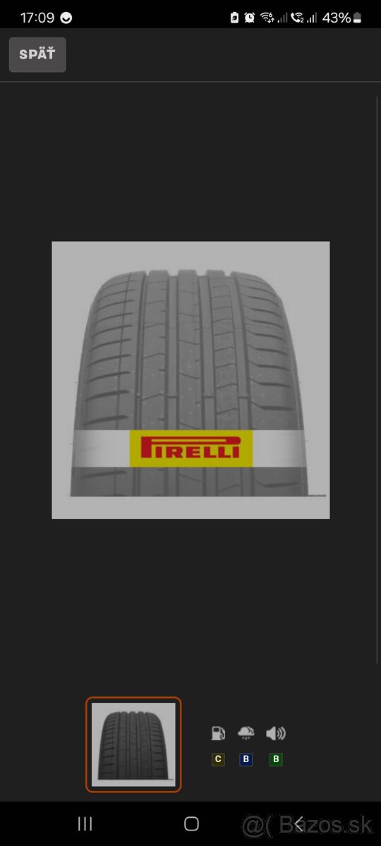 Pirelli letné 275/40 r20  + 315/35 R20