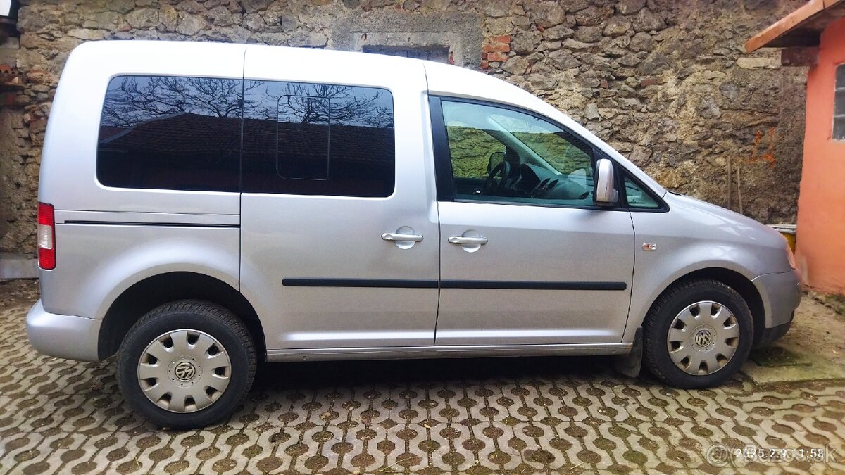 VW CADDY 1,9TDI, 77kw 4x4