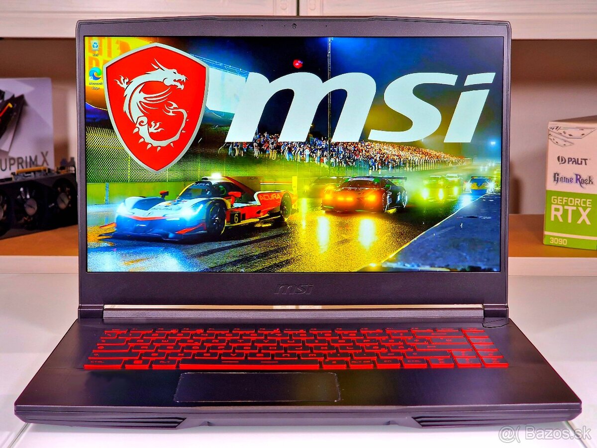 Herný notebook MSI | RTX 3060 | i7-10750H | ZÁRUKA