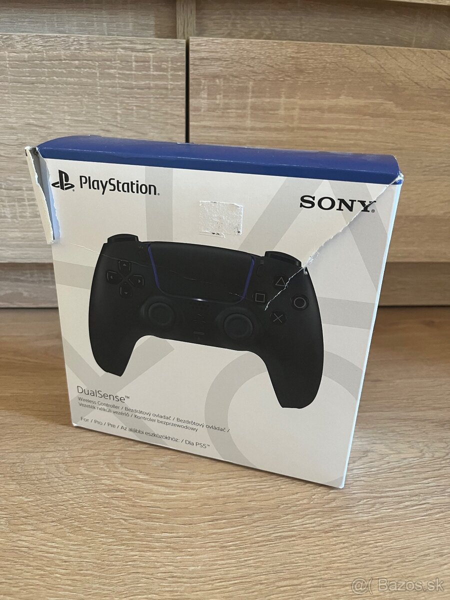 PS5 DualSense Midnight Black NEPOUŽITÝ