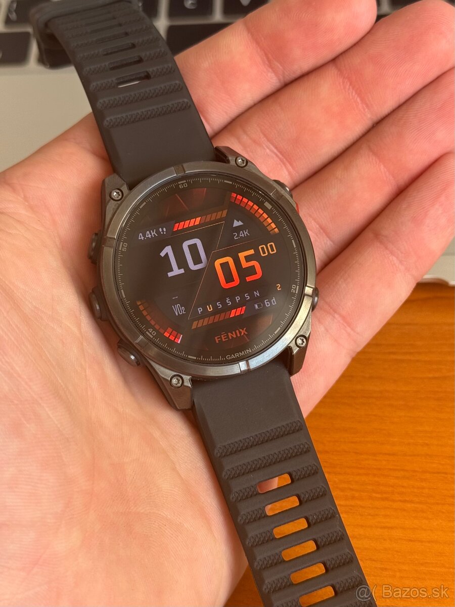 Garmin Fenix 8 Amoled Slate Gray 47mm - len odskúšané