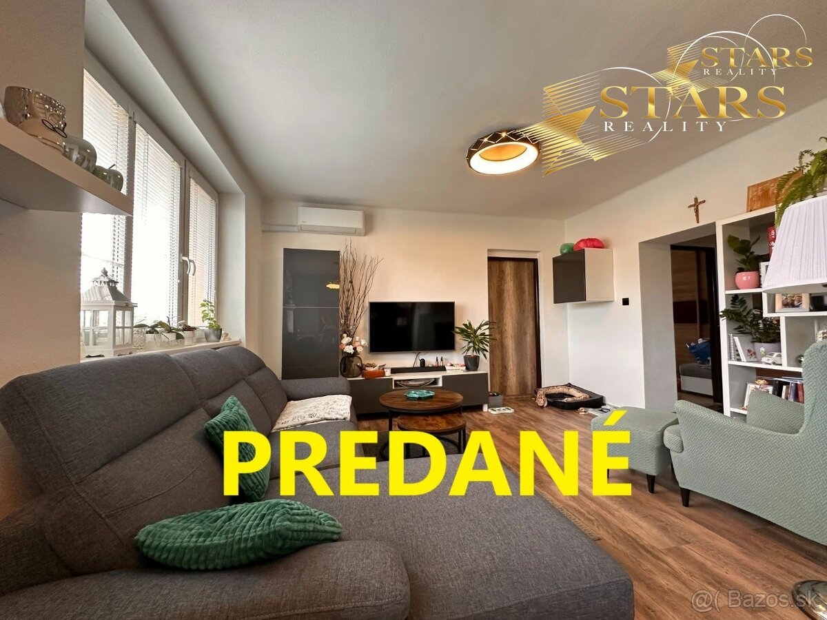  PREDANÉ  3-izbový byt, Bratislava - Ružinov