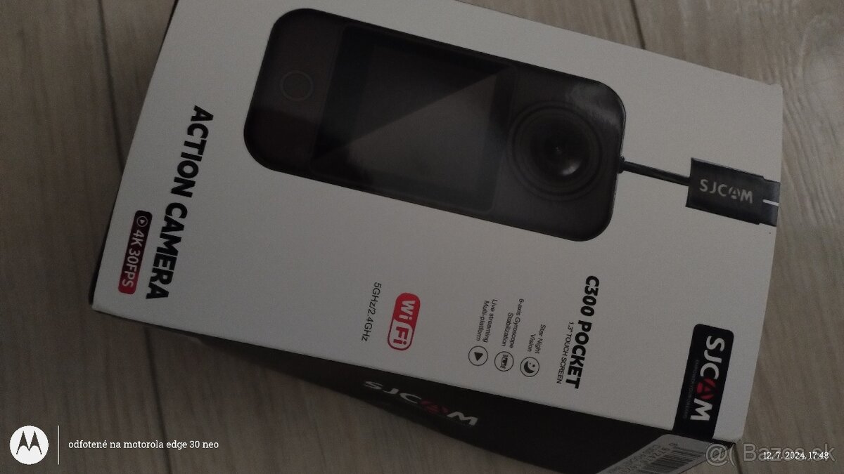 SjCam c300 pocket 4k Akčná kamera