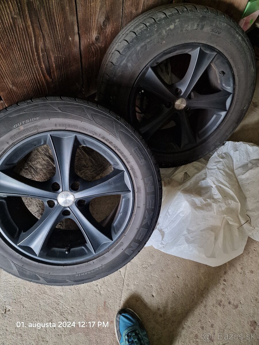 Suzuki Rozteč: 5x114,3 Stredová diera: 60,1