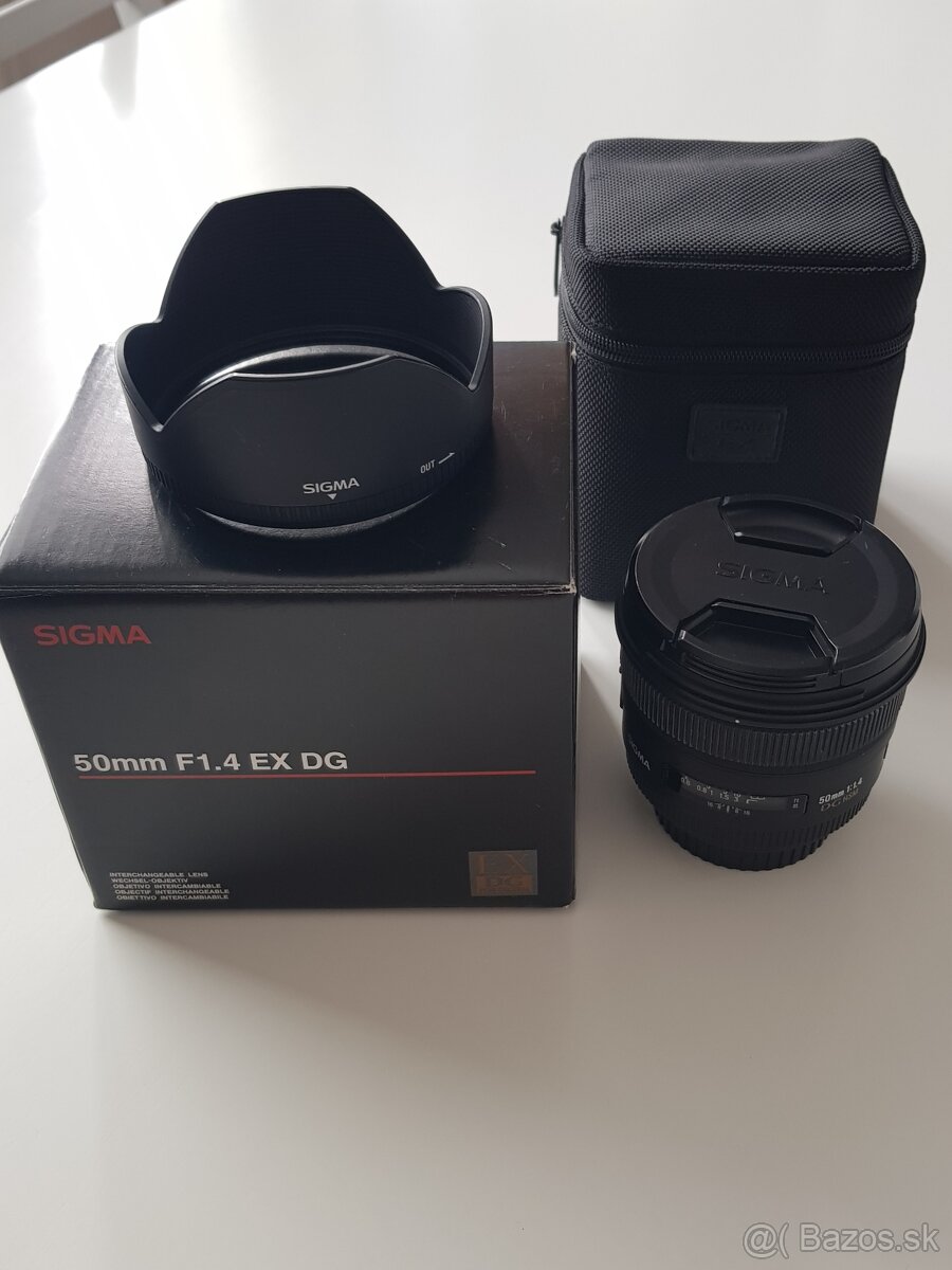 SIGMA 50mm f1.4 EX DG HSM canon