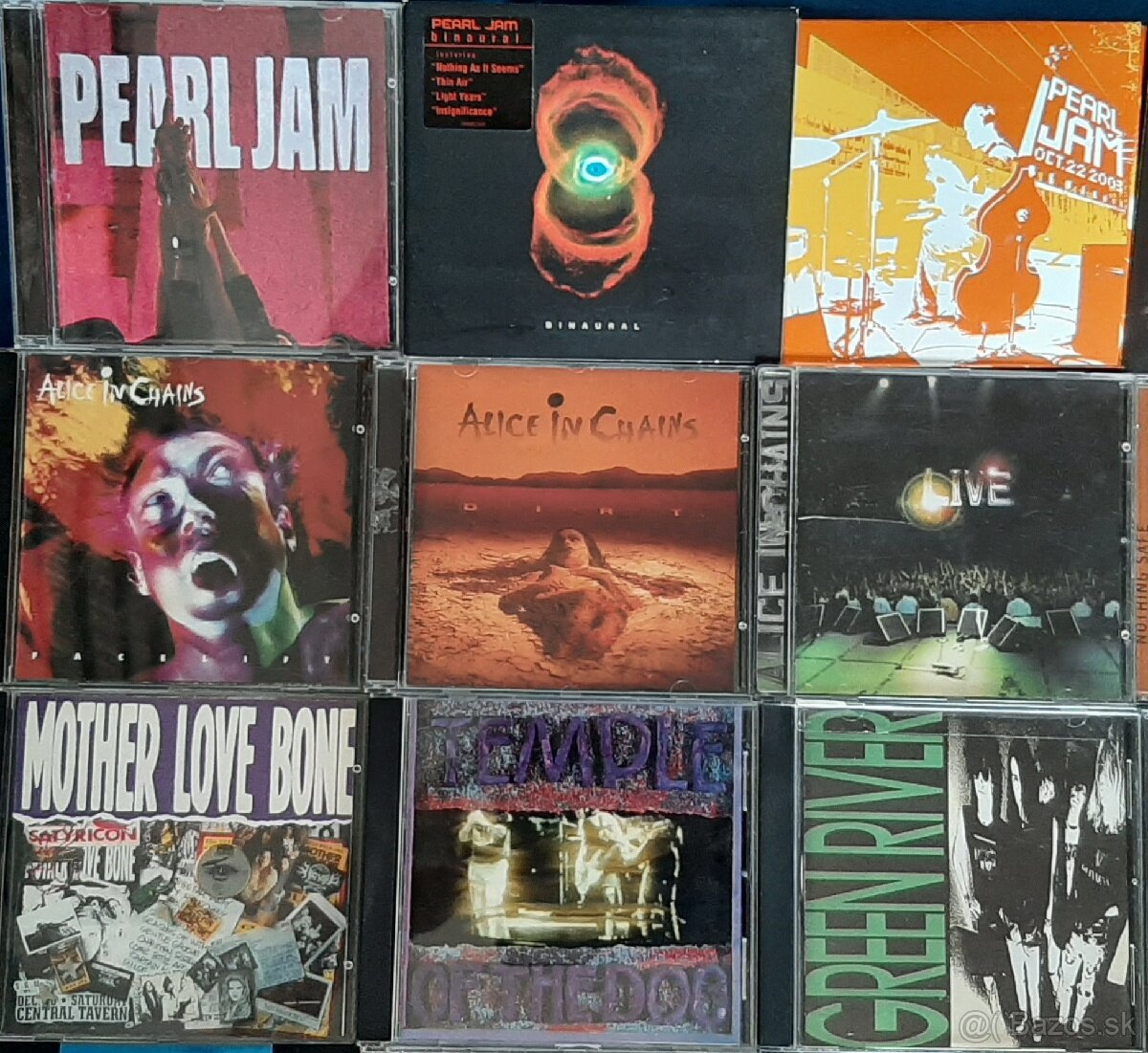 CD predaj: grunge, rock, metal...