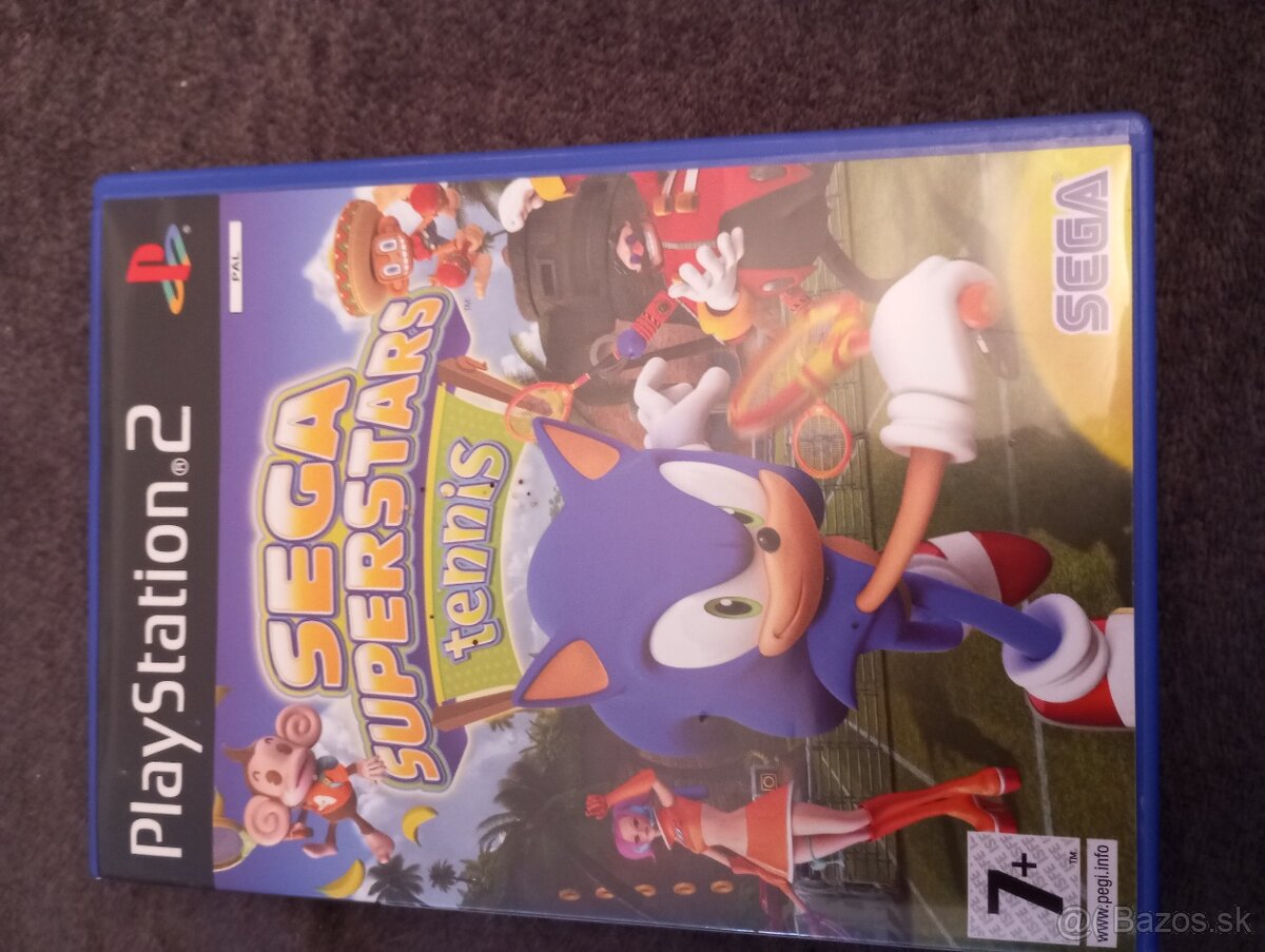 Hra na PS 2 sega SuperStars tennis