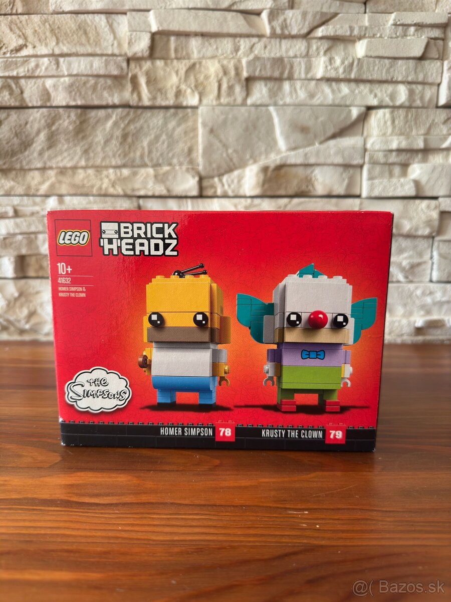 LEGO BrickHeadz 41632 Homer Simpson a Klaun Krusty