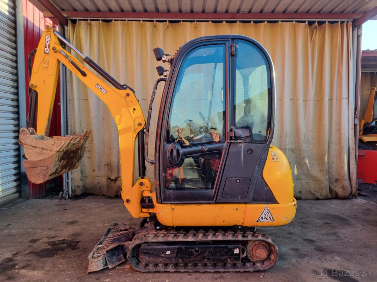 Prodám pásovy minibager JCB 8018 CTS AKCE VÝPRODEJ