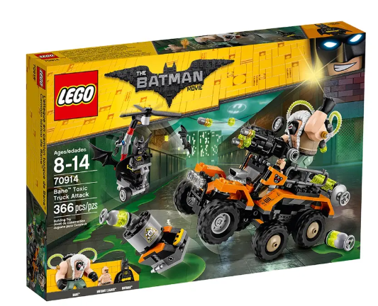 LEGO Batman Movie 70914 Bane a útok s nákladiakom plnýmjedov