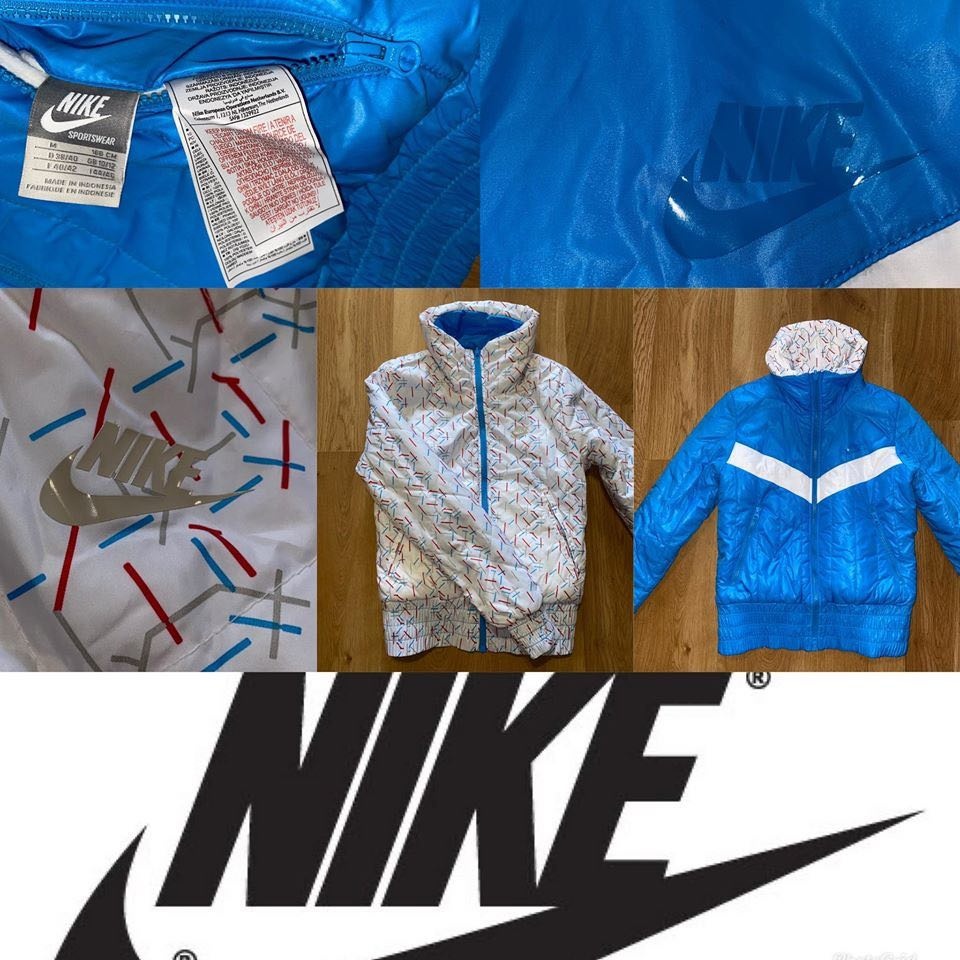 nike obojstranna original damska stylova sportova bunda