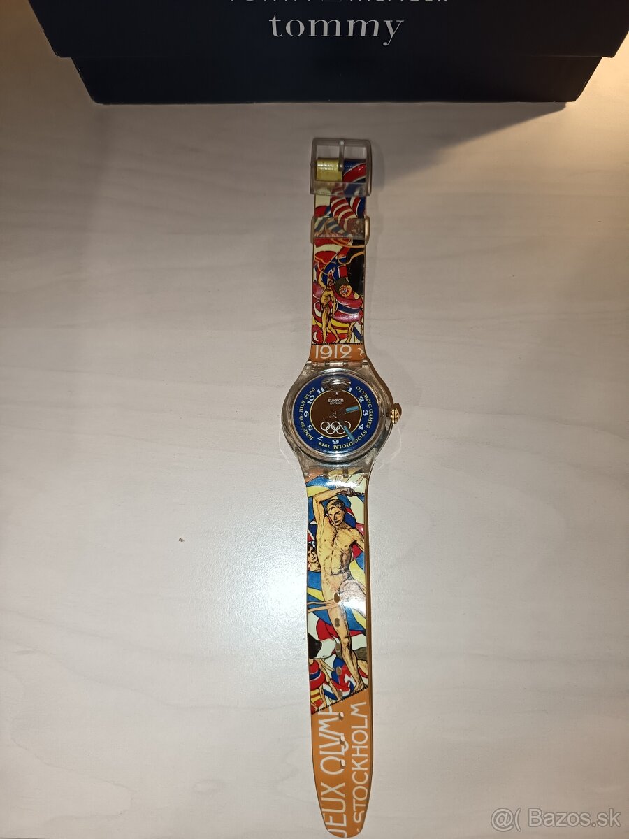 Predám švajčiarske hodinky Swatch Swiss Stokholm1912 automat