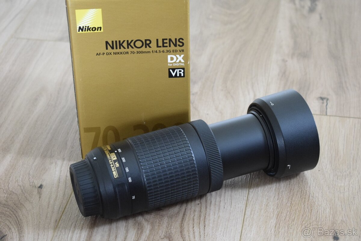 Nikkor 70-300 AF-P s VR stabilizaciou - tele zoom objektiv