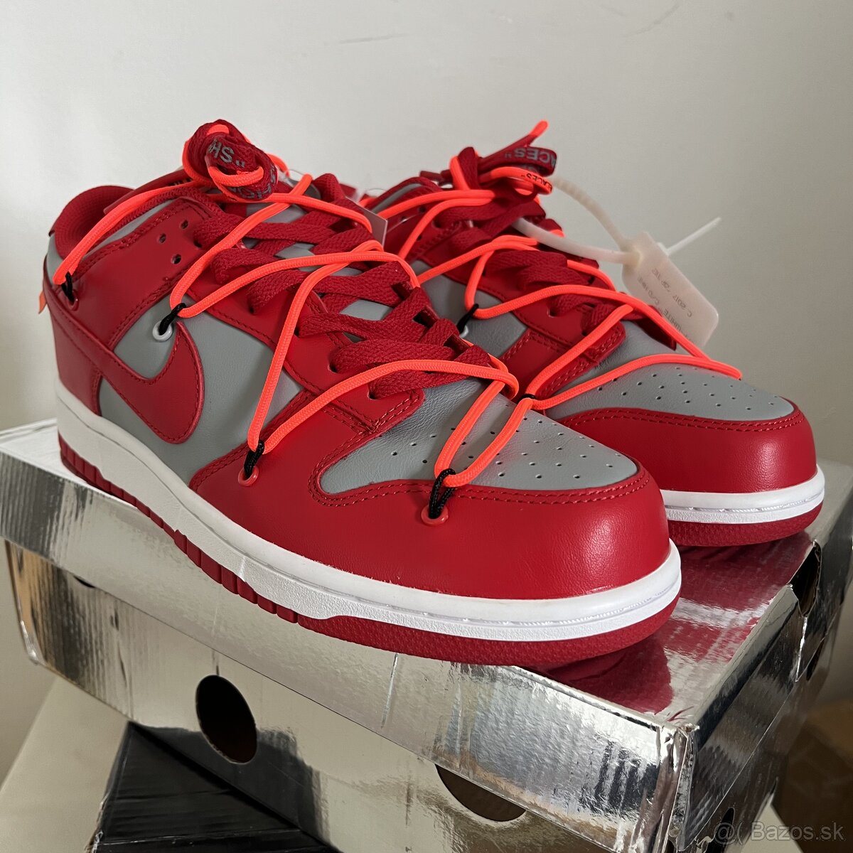 Off White Dunk University Red 45