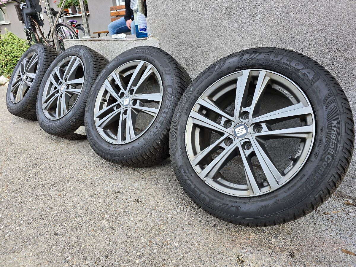 zimne kolesa Seat 5x112 r16 zimne pneu 205/55 r16