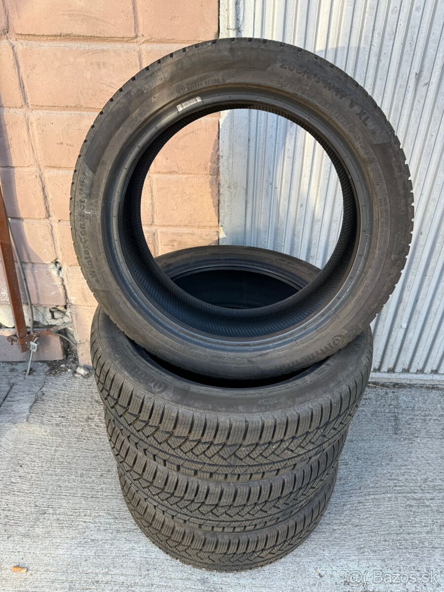 Zimne pneumatiky CONTINENTAL 205/50 R17