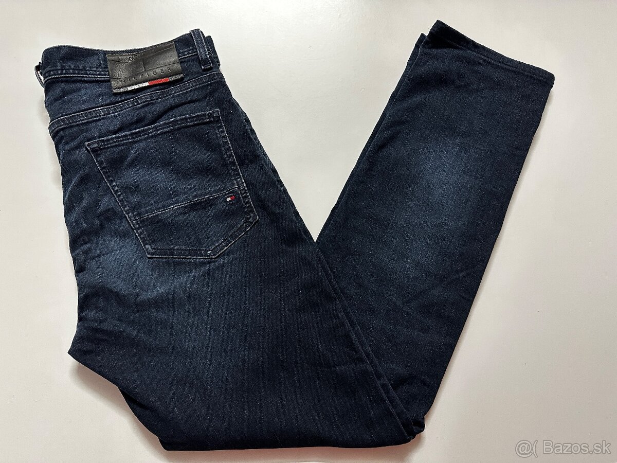 Pánske,slimkové,kvalitné džínsy Tommy HILFIGER - 32/32