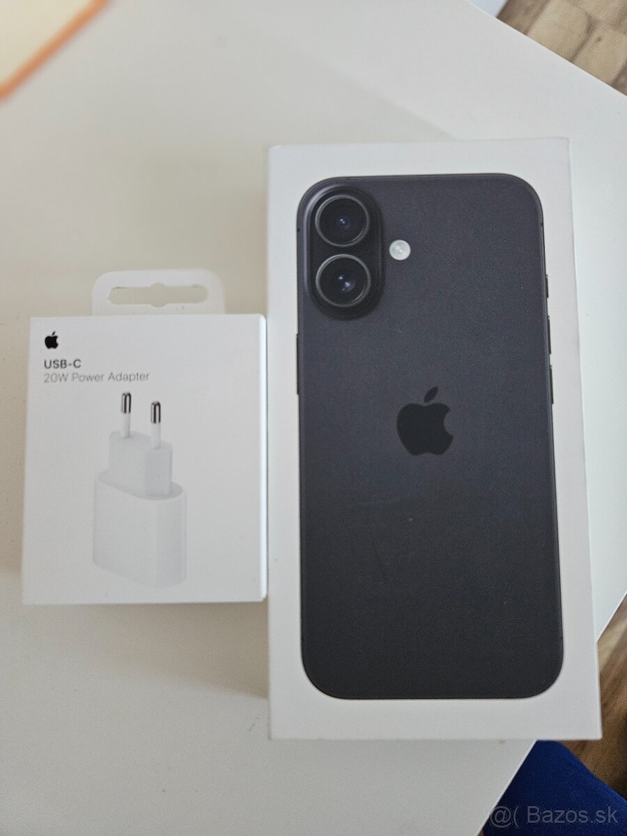 Iphone 16 black 256GB