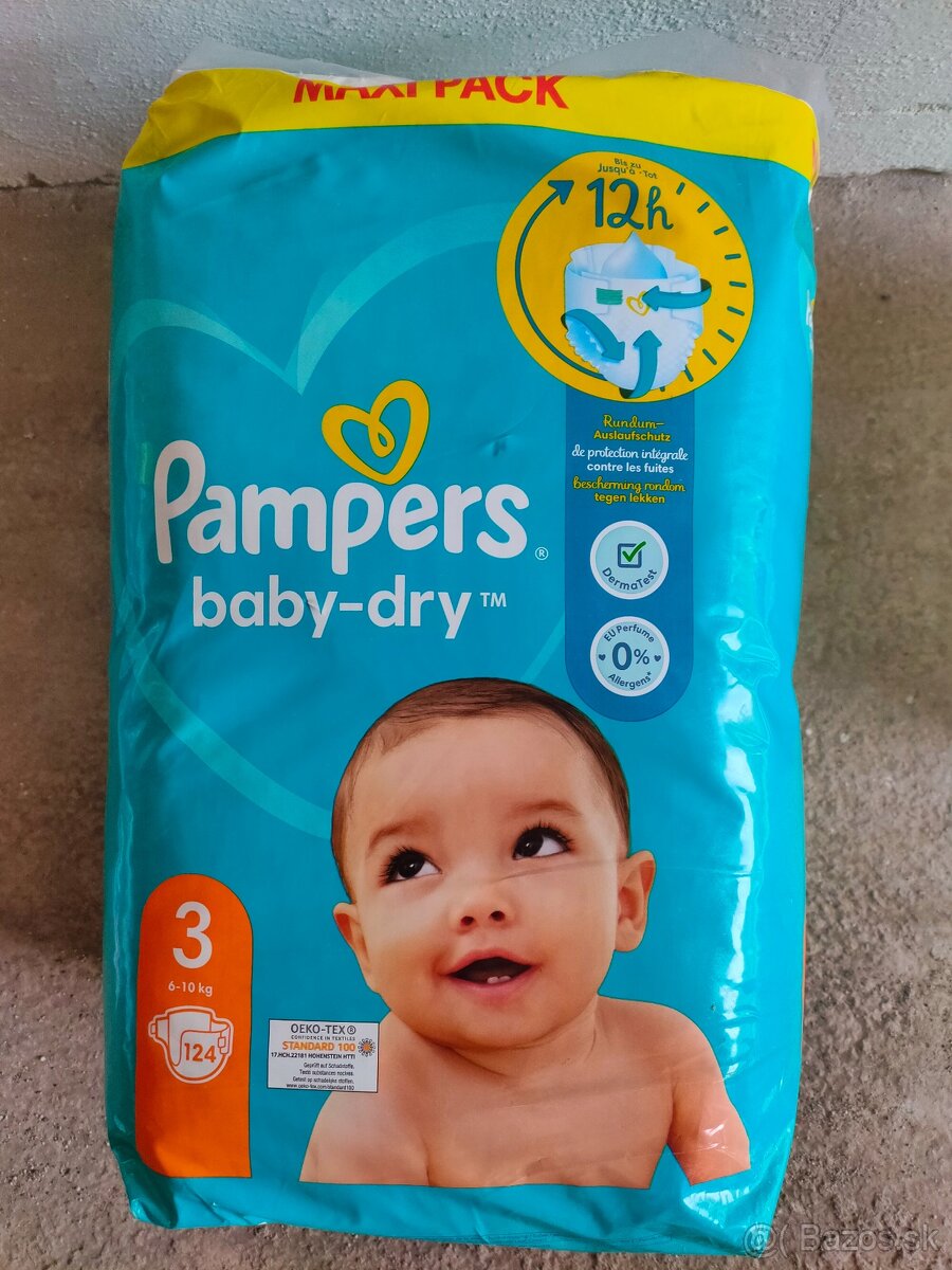 Pampers 3 a plienky na plávanie