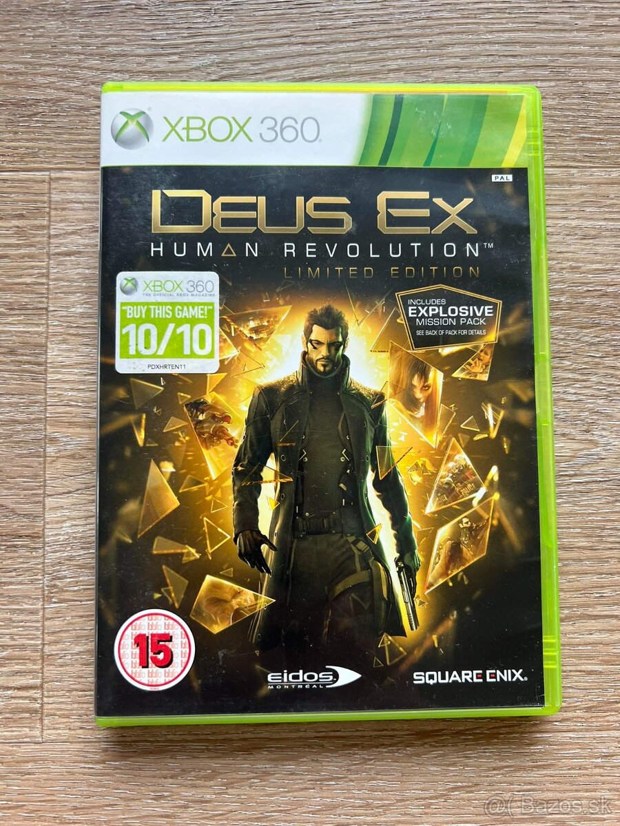 Deus Ex Human Revolution na Xbox 360 a Xbox ONE / SX