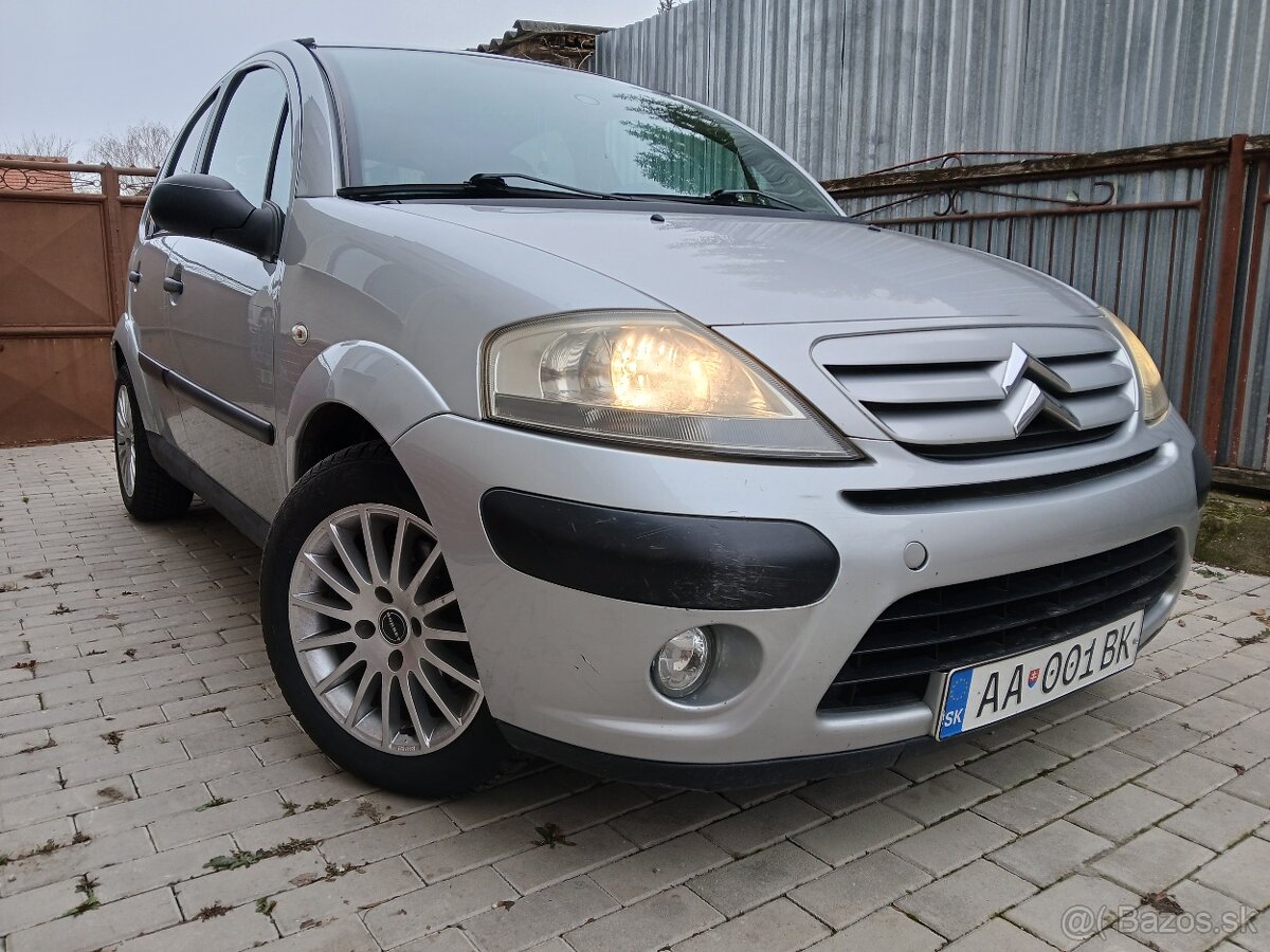 Predám Citroen C3 1.4 54kW benzín r.v.2006 vymením