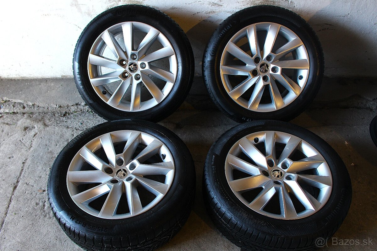 17”----ORIGINAL----ŠKODA---SUPERB---5x112 R17-----ZIMNA SADA