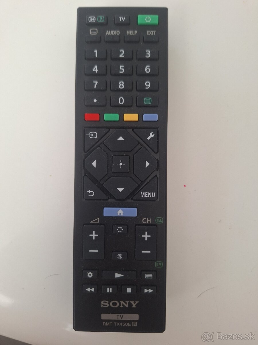 Diaľkový ovládač na TV Sony RMT-TX450E. RMF-TX810U