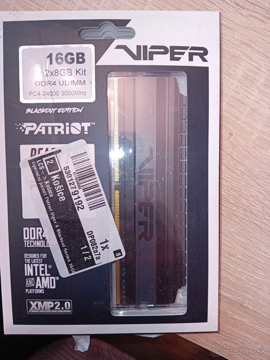 Ddr 4 patriot viper 2×8gb kit