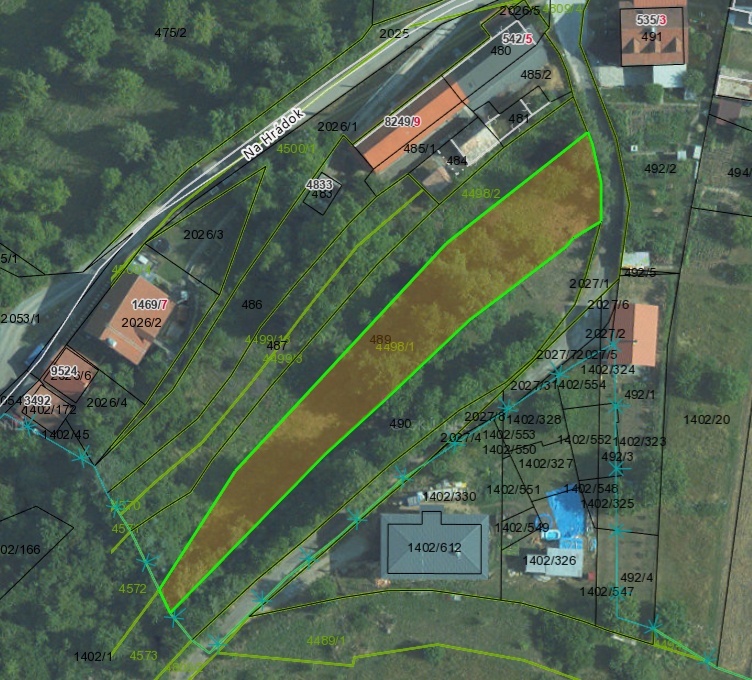 Zvolen, Môťová – stav. pozemok s výhľadom na mesto – 1170 m2