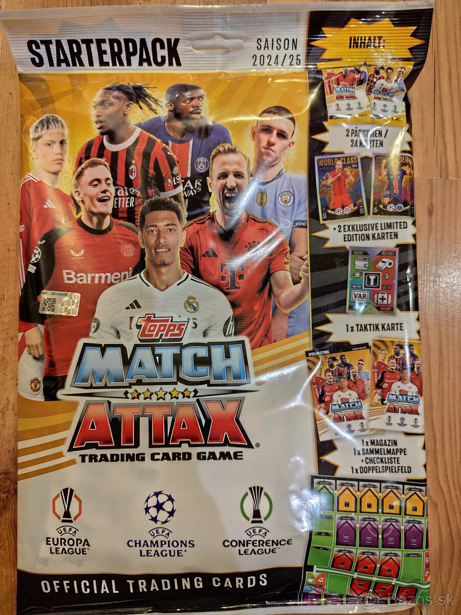 Futbalové kartičky Match Attax 2024/25 - Štartovací set