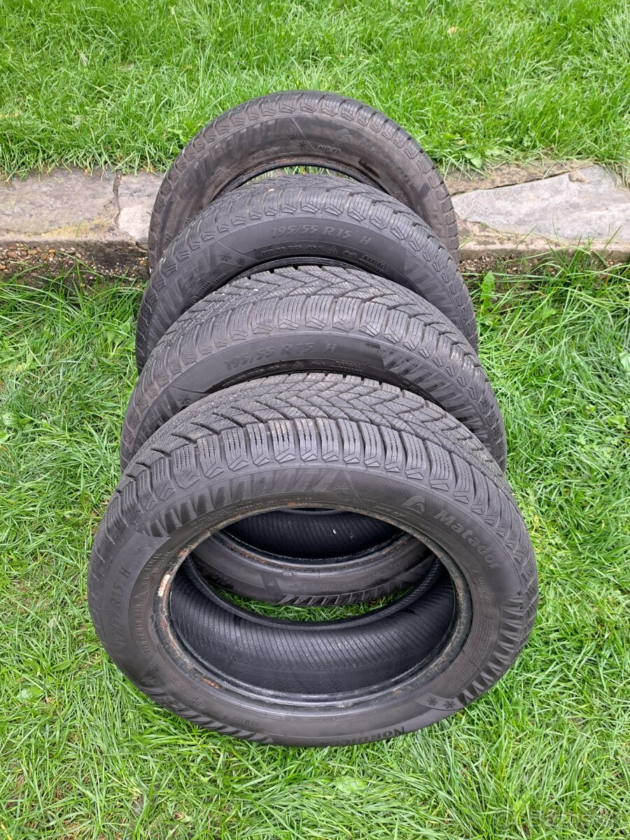 Zimne pneu 195/55 r15 Matador