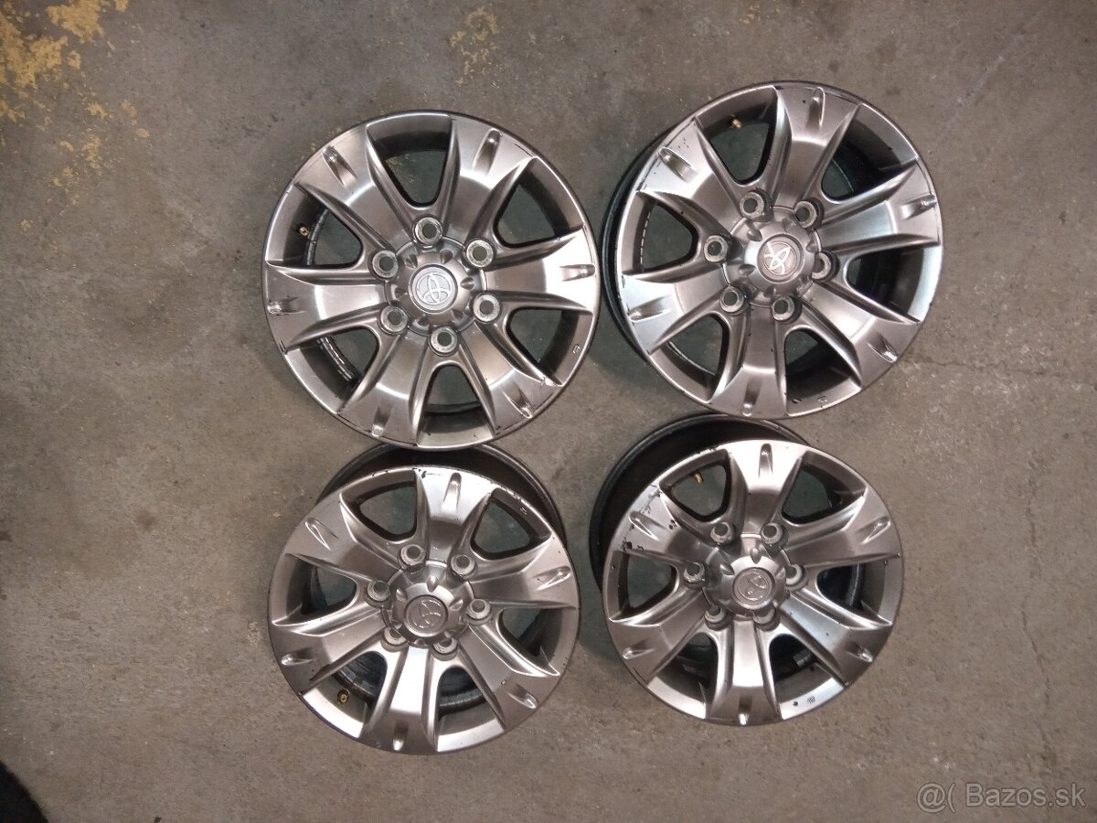 Originálne alu disky Toyota 7J 6x139.7 R15 ET 30.