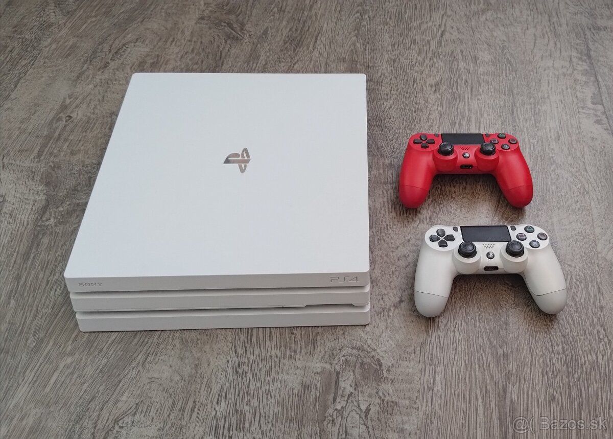 PS4 pro  glacier white 1tb