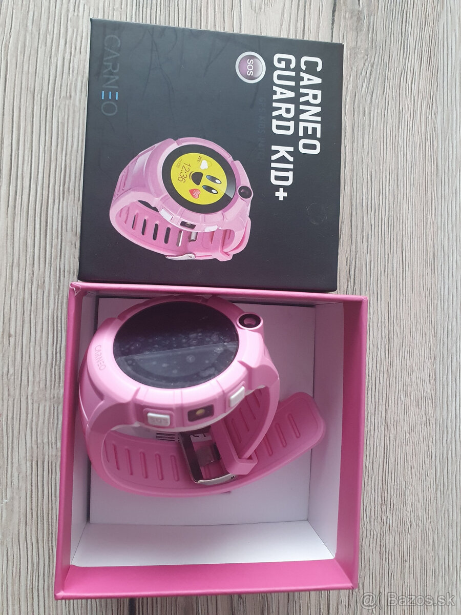 Detske Smart hodinky Carneo Guard Kid+ NOVE pre dievca