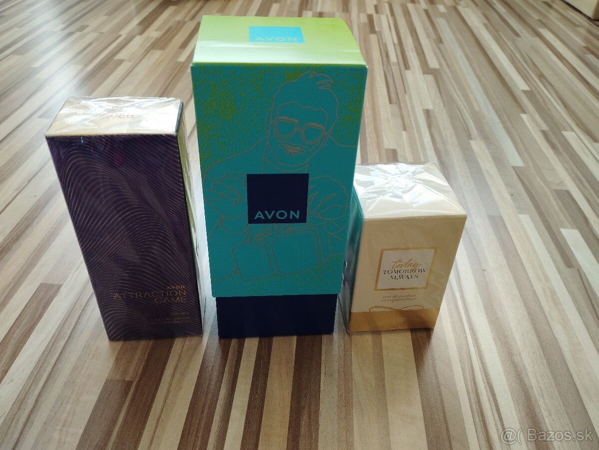 Toaletný parfum a sada Avon