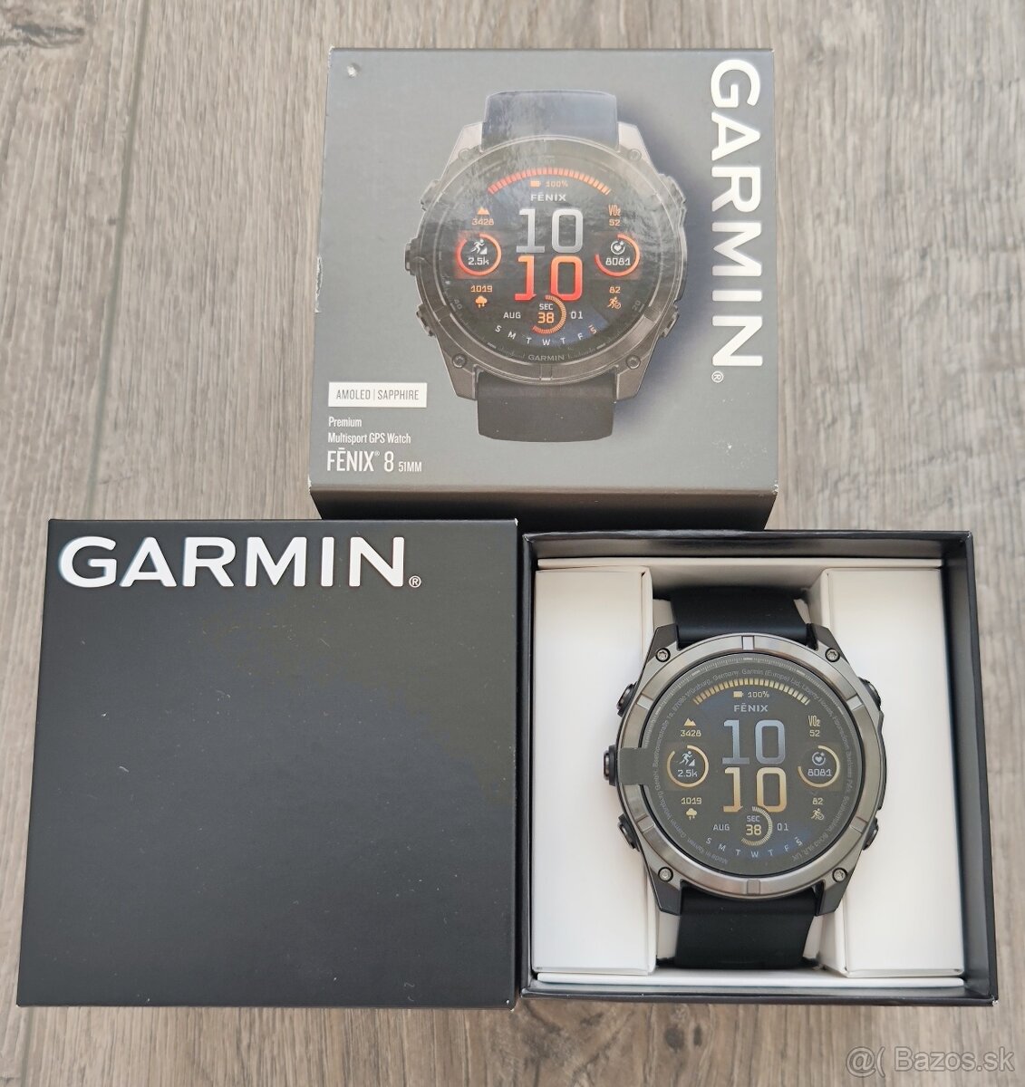 Garmin Fenix 8 Amoled Sapphire Titanium Black - 51mm