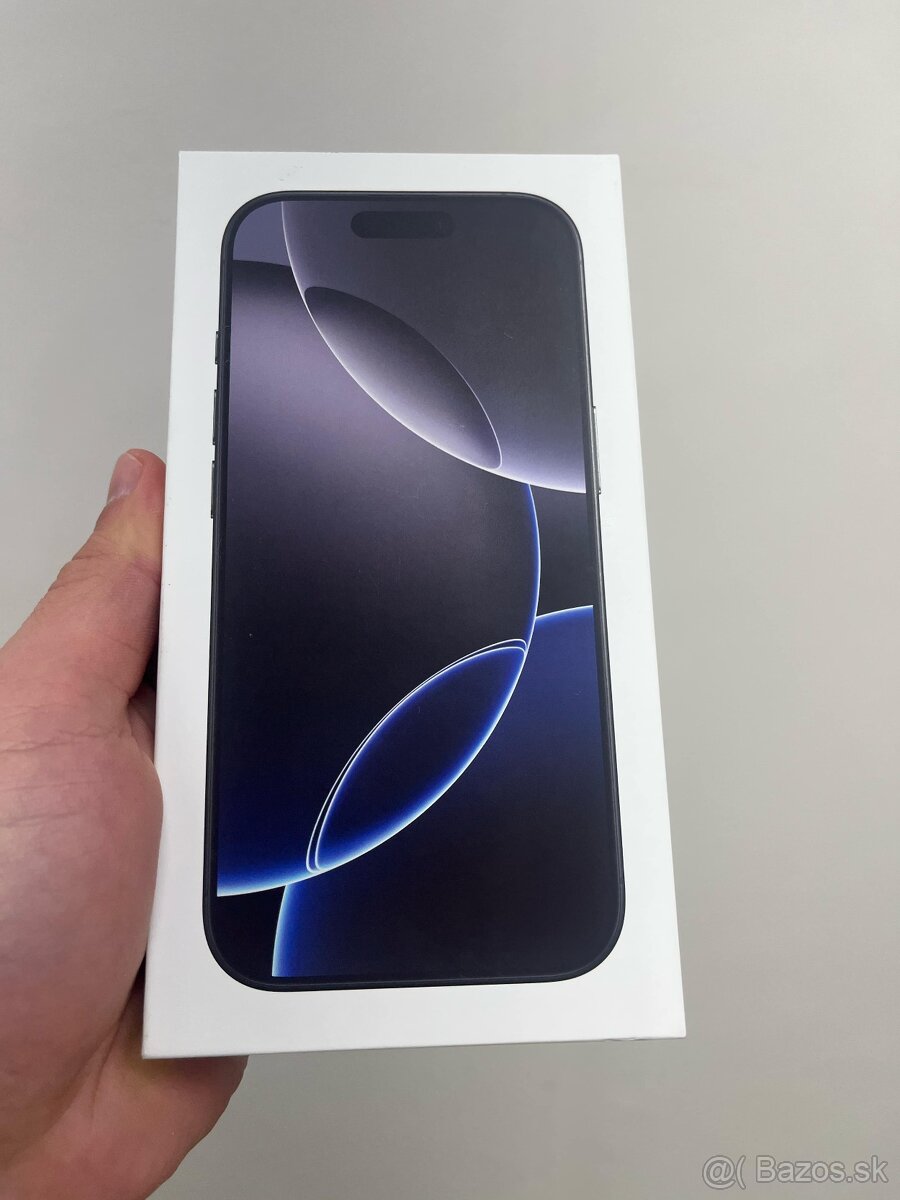 Apple iPhone 16 Pro 128GB čierny, neotvoreny