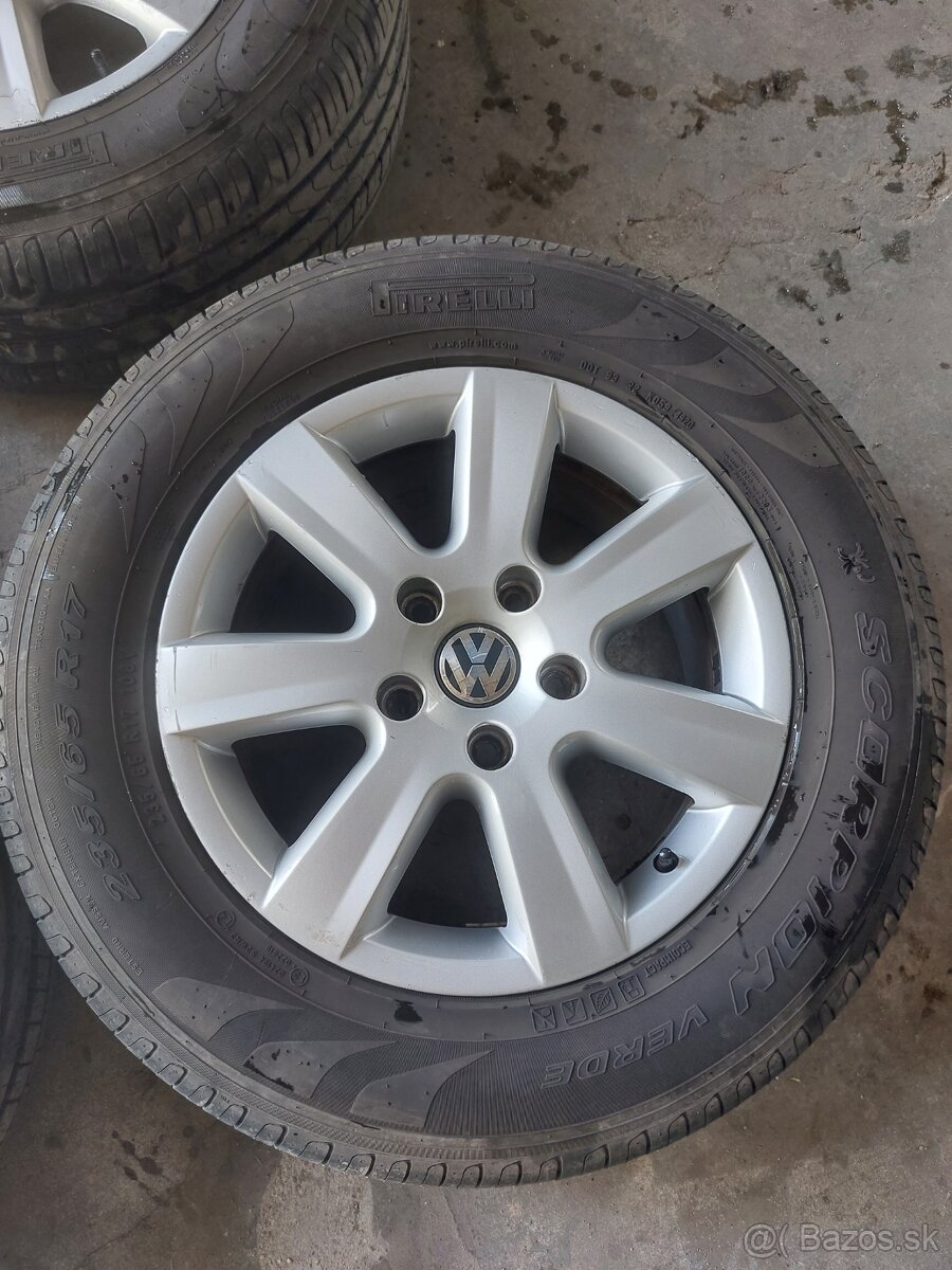 Kompletná letná sada VW 17" 5x130 7,5Jx17 ET50