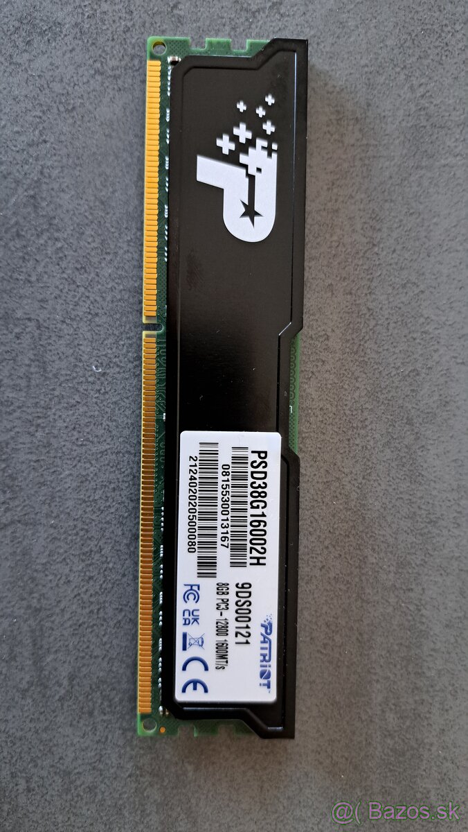 Patriot 8 GB DDR3 1600 MHz CL11 Signature Line s chladičom