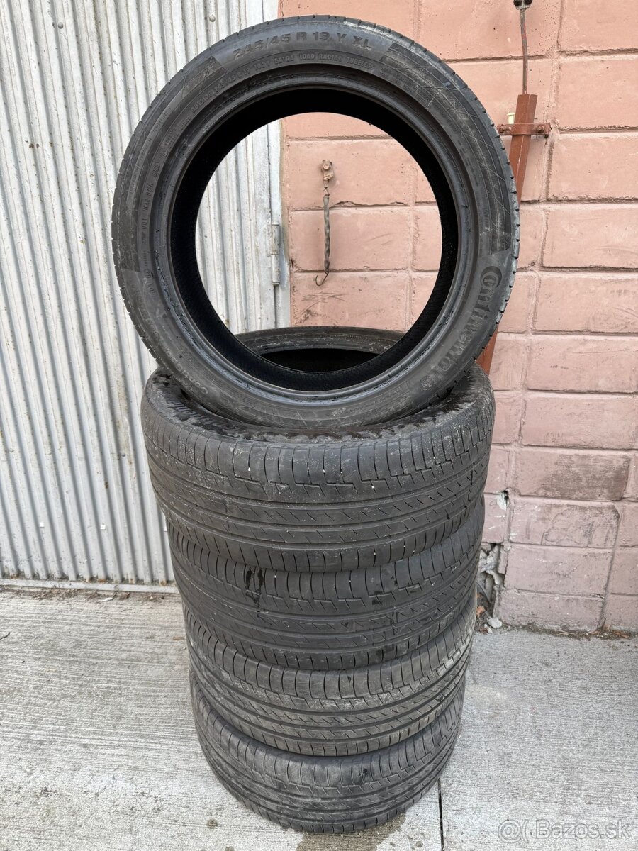 Letne pneumatiky CONTINENTAL 245/45 R19