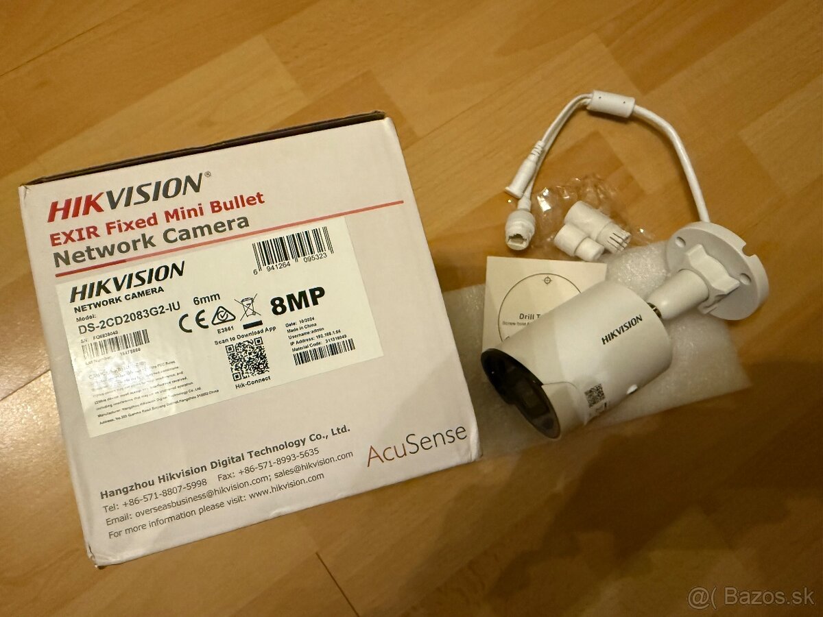 HIKVISION DS-2CD2083G2-IU • 4K • 6mm