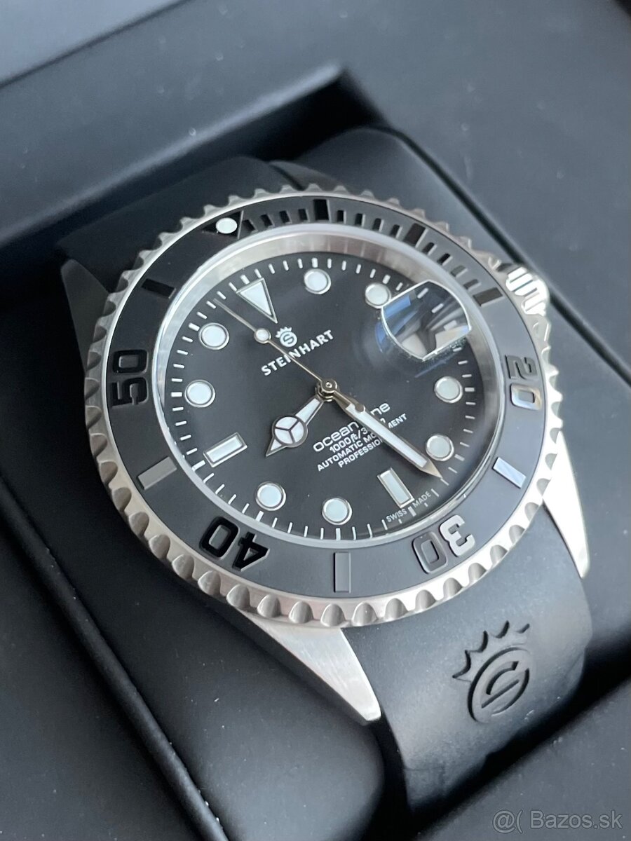 Hodinky STEINHART OCEAN 1 BLACK CERAMIC