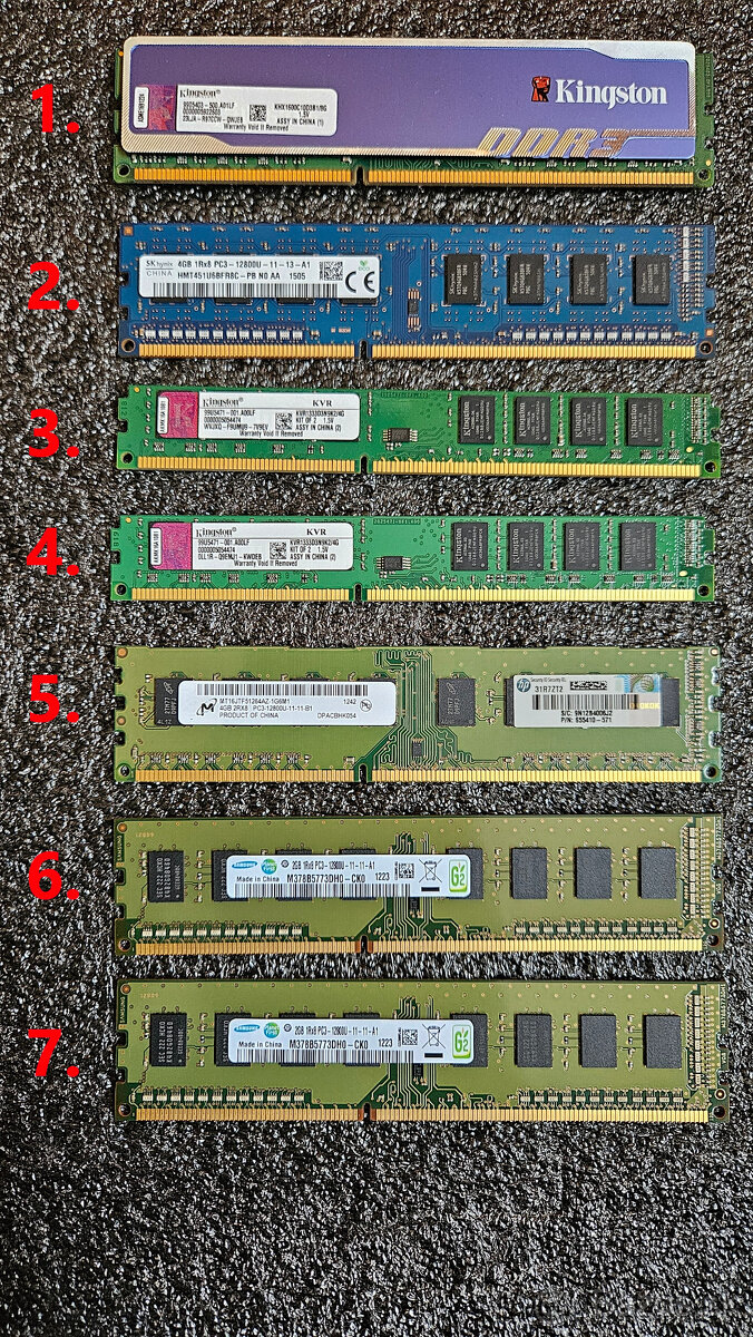 DDR3 pamäte 2/4/8GB, 1333/1600MHz, 1.5V