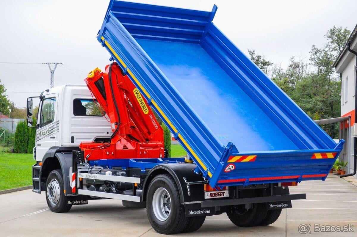 MERCEDES AXOR 1828 TROJSTRANNÝ SKLÁPAČ + HYDRAULICKÁ RUKA