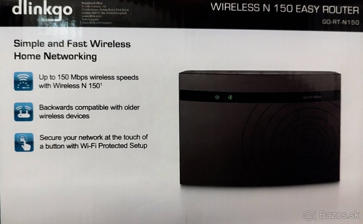 Wireless N 150 Easy Router GO-RT-N150 zn.Dlinkgo