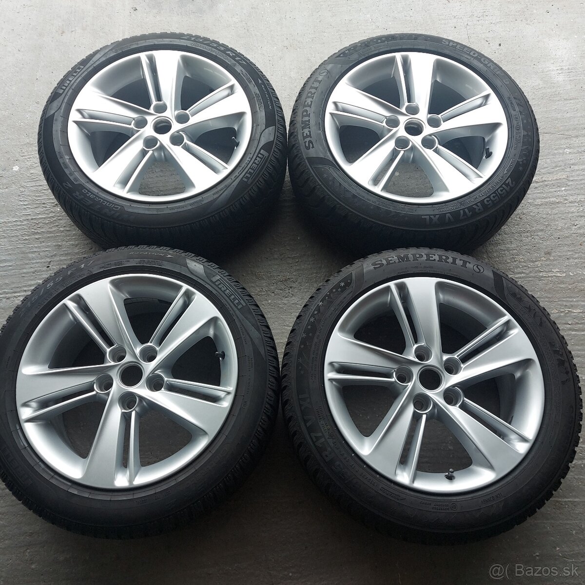 17"Elektróny originál Opel Insignia B 5x115 so senzormi tlak