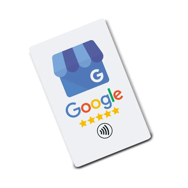 NFC Google Review karta pre vaše 5 hviezdickove recenzie