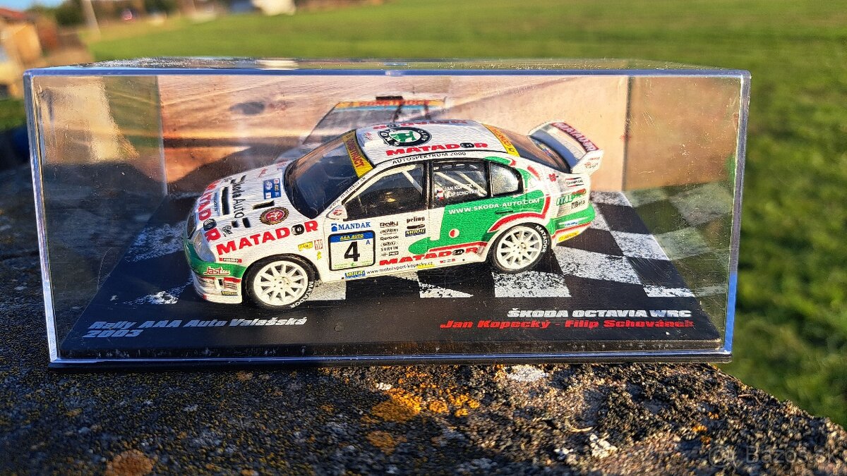 ŠKODA OCTAVIA WRC Kopecký 1/43 + 1