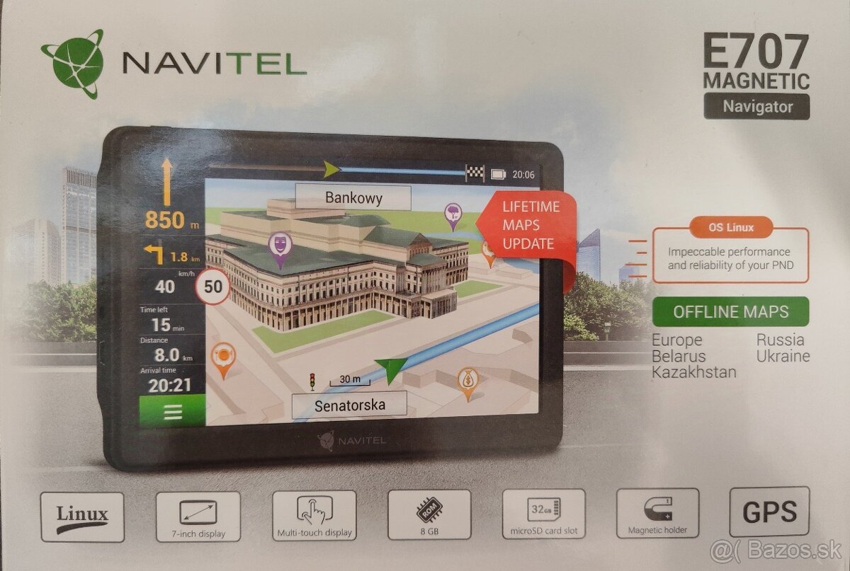 Navigácia Navitel E707