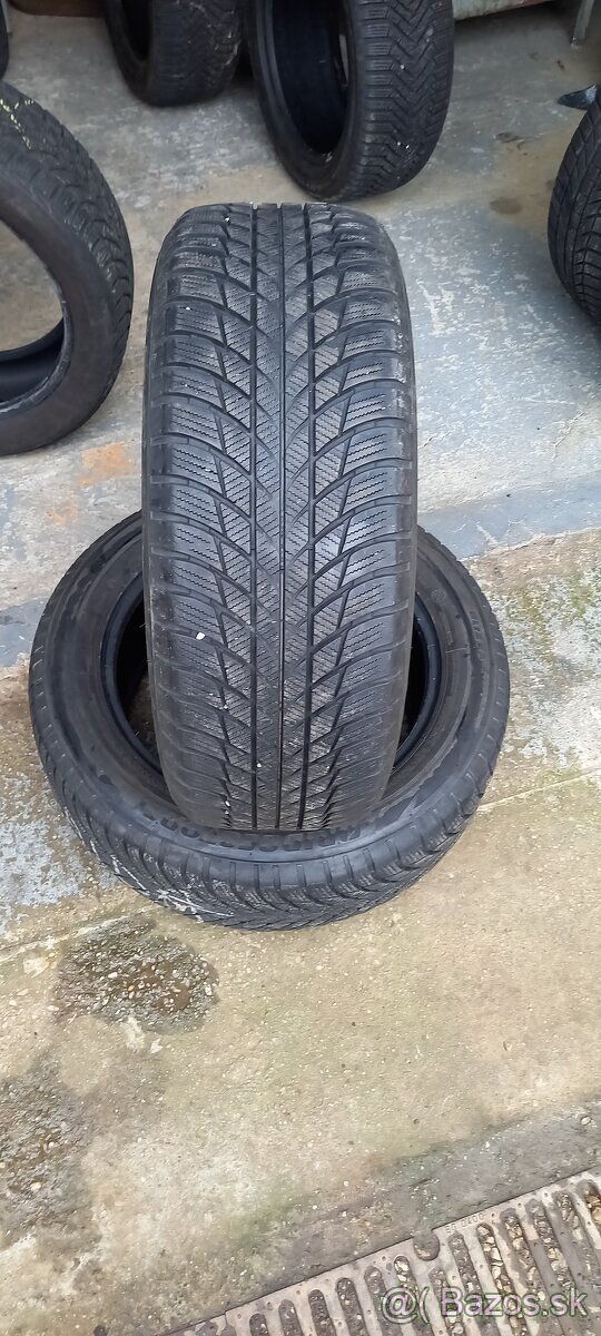 Predám zimné pneu Bridgestone 225/55r17